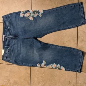 NWT JJill Cropped Jeans Size 16P W